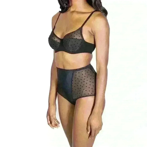 Polka Dot Full  Support Bra Deneb by Less Is Amor - Picture 2 of 3